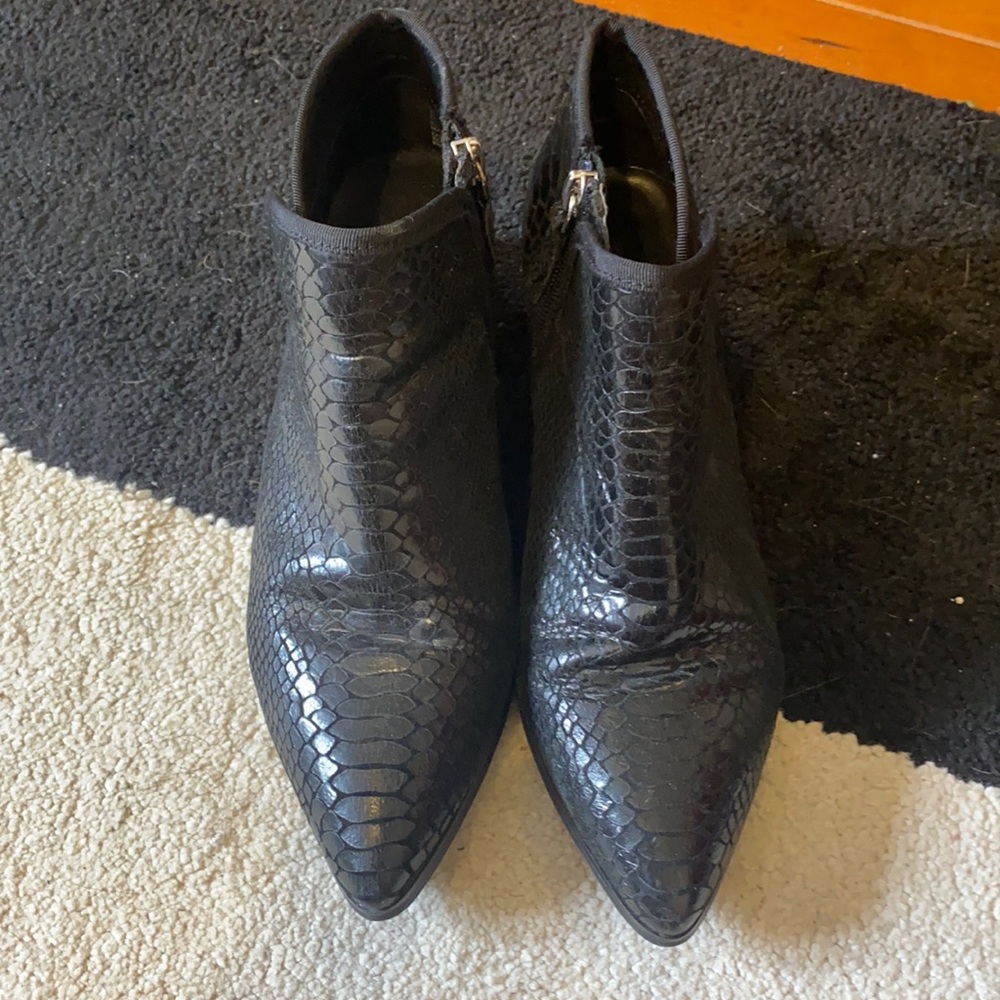 Snakeskin boots